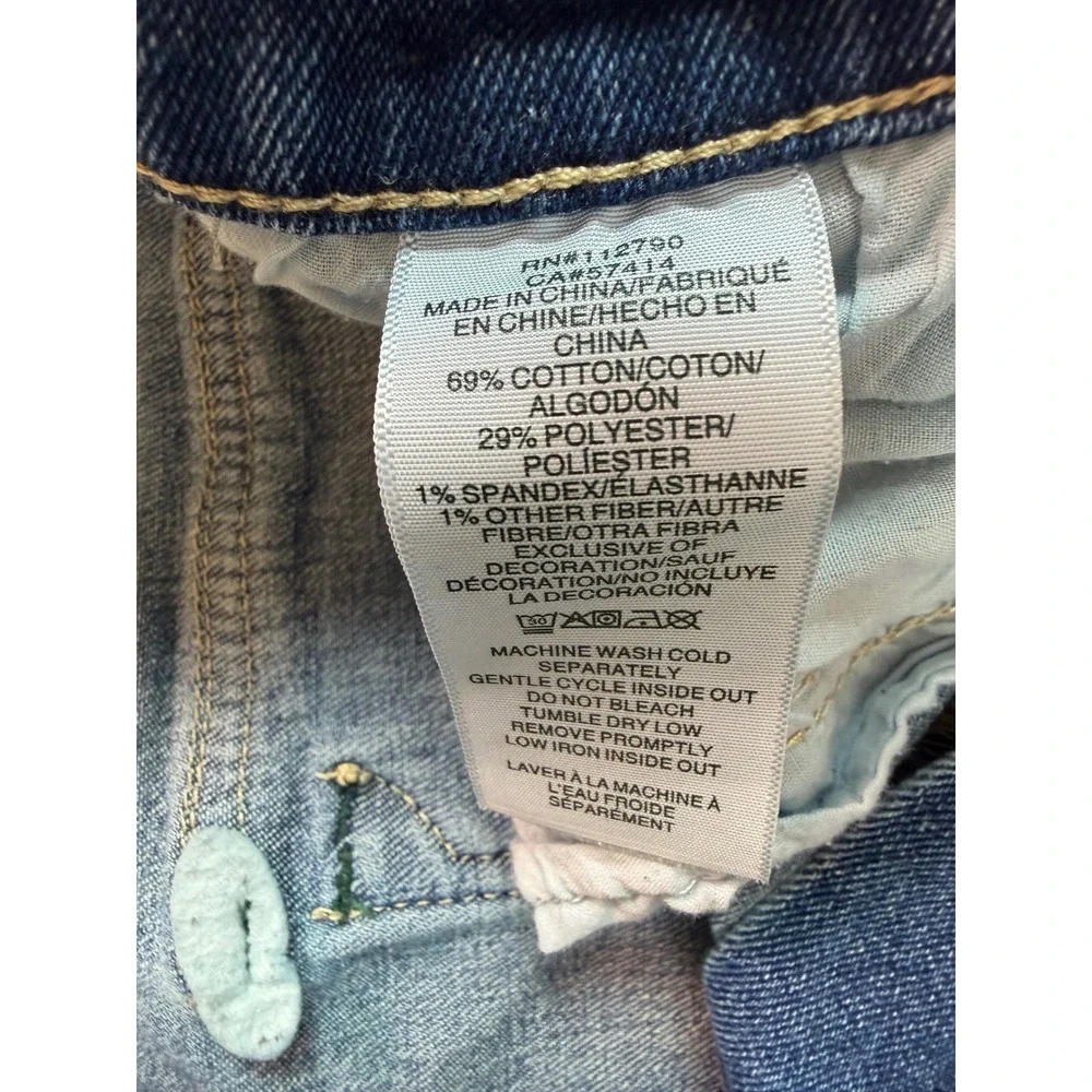 True Religion Geno Relaxed Slim Blue Jeans Mens 36 Medium Wash Stretch Denim
